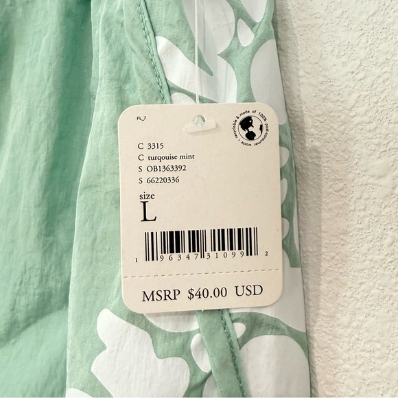 FP Movement The Way Home Turquoise Mint Shorts Size L, NWT - Picture 3 of 7